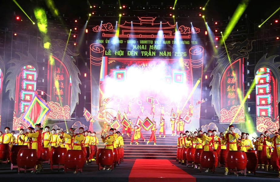 Khai mạc Lễ hội đền Trần tỉnh Hưng Yên 2026