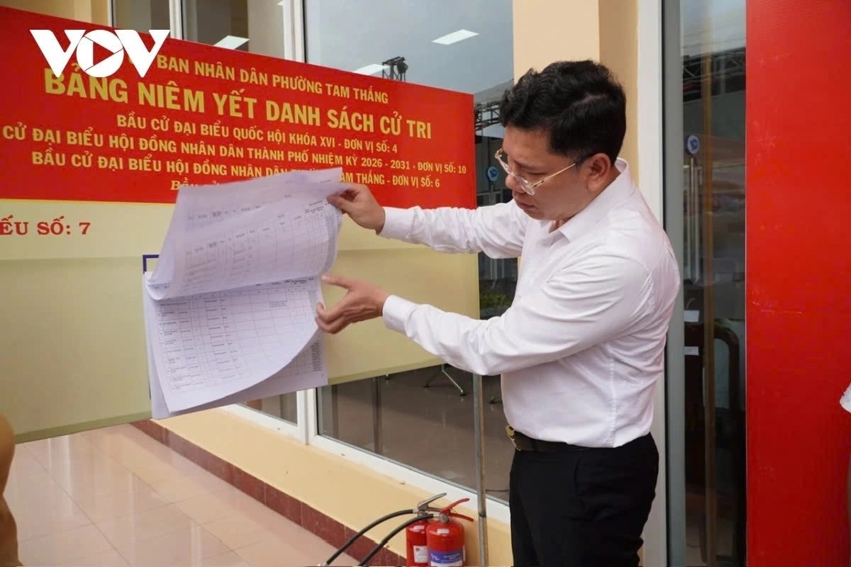 Kiểm tra công tác chuẩn bị tại 4 khu vực bầu cử sớm ở TP.HCM Kiểm tra công tác chuẩn bị tại 4 khu vực bầu cử sớm ở TP.HCM