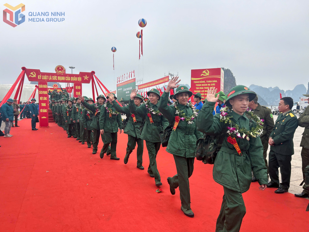 Quảng Ninh: Ngày 4/3, các địa phương đồng loạt tổ chức lễ giao nhận quân năm 2026