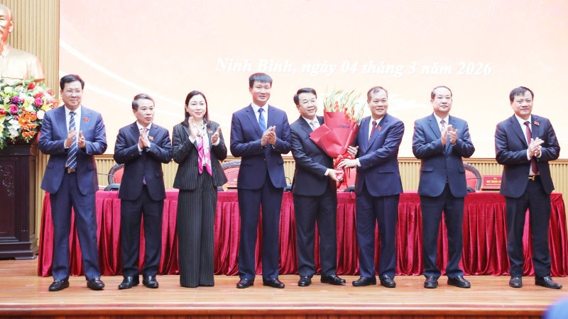 Ông Nguyễn Thanh Bình được bầu giữ chức Chủ tịch UBND tỉnh Ninh Bình