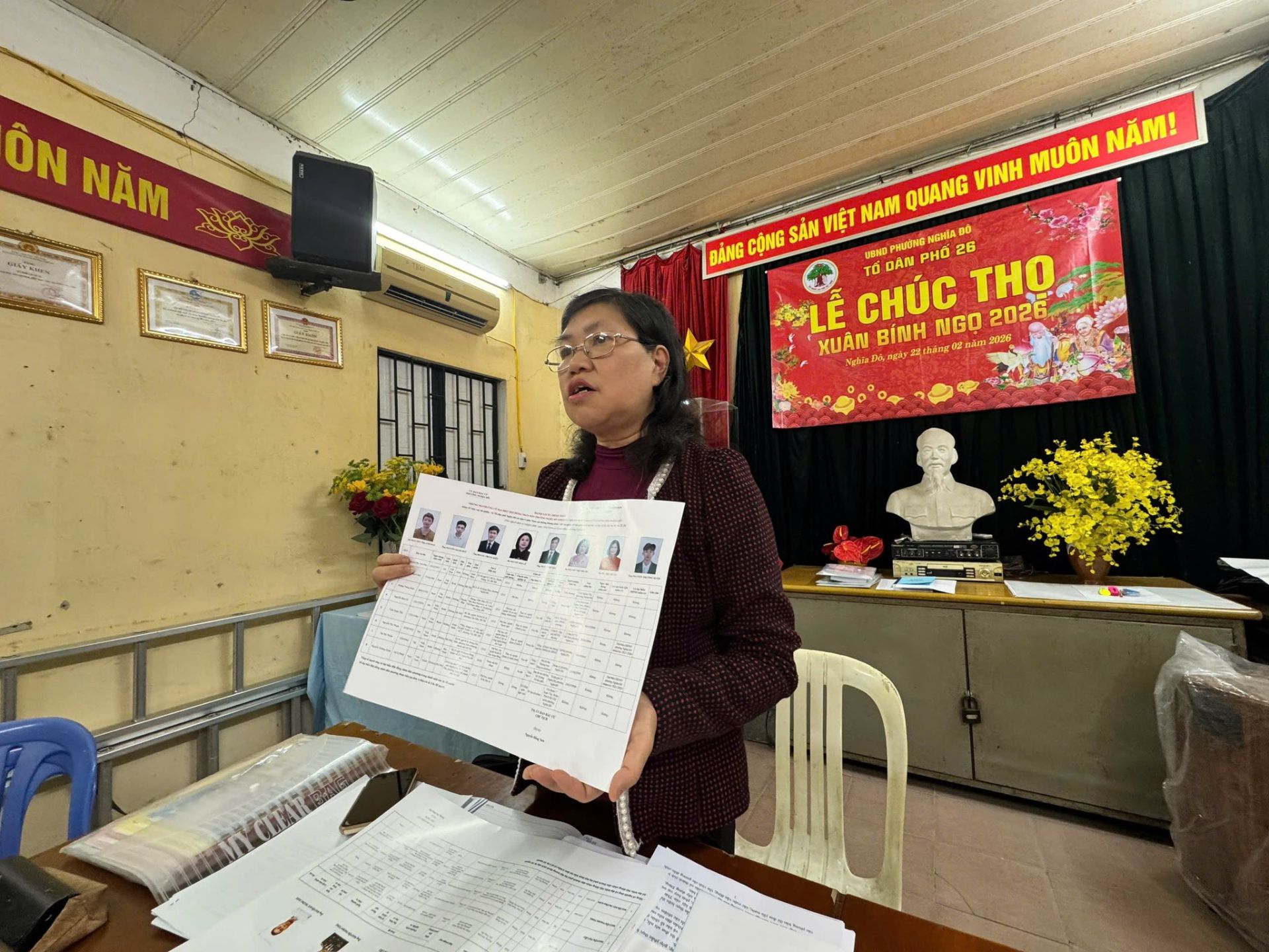 Hà Nội: Phường Nghĩa Đô tổ chức mạn đàm tiểu sử ứng cử viên