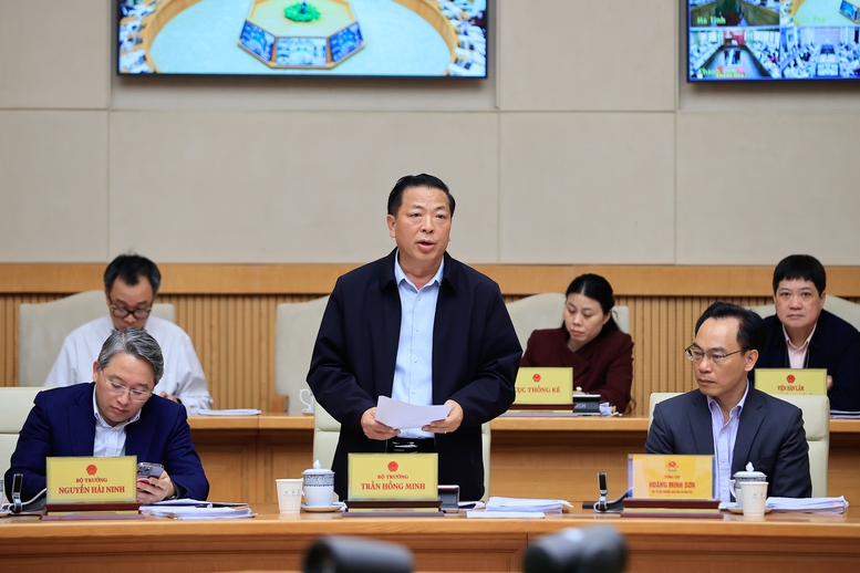 Bộ trưởng Bộ Xây dựng Trần Hồng Minh phát biểu - Ảnh: VGP/Nhật Bắc Bộ trưởng Bộ Xây dựng Trần Hồng Minh phát biểu - Ảnh: VGP/Nhật Bắc