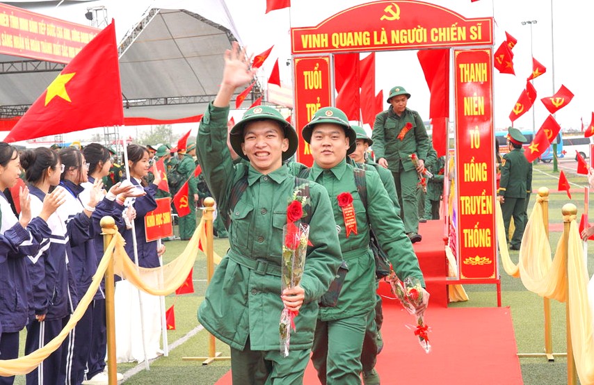 Ninh Bình rộn ràng ngày hội tòng quân năm 2026