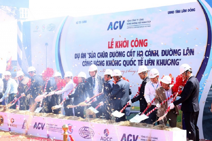 Khởi công dự án nâng cấp Cảng hàng không quốc tế Liên Khương