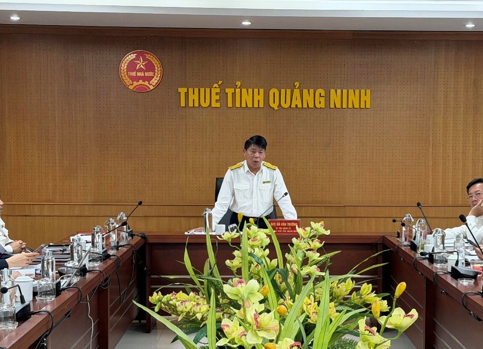 &Ocirc;ng H&agrave; Văn Trường, Trưởng Thuế tỉnh Quảng Ninh