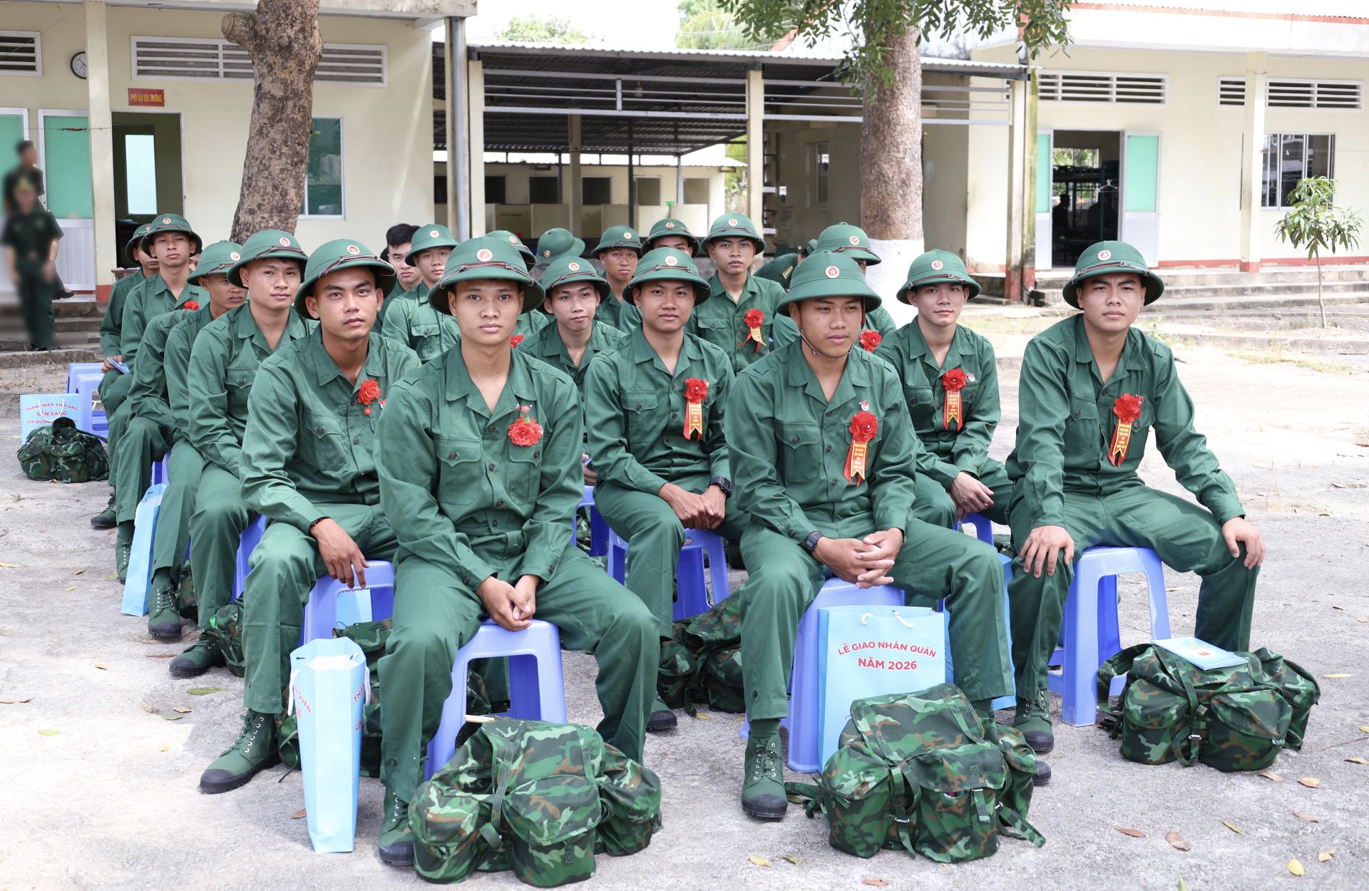 Bộ đội Biên phòng tỉnh An Giang tiếp nhận chiến sĩ mới nhập ngũ năm 2026