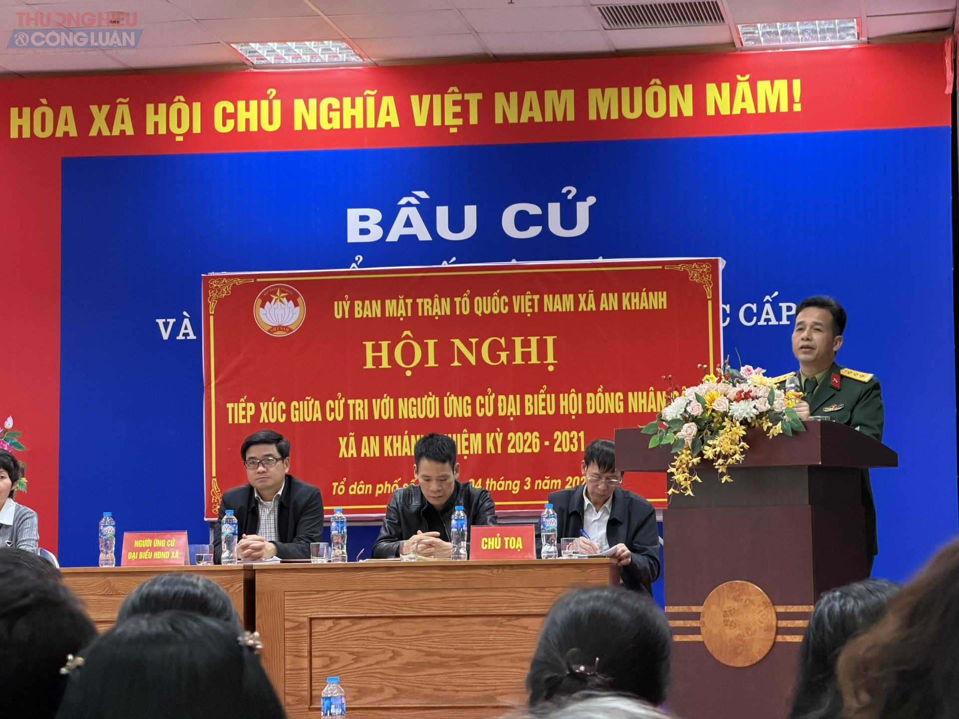 &Ocirc;ng Đồng Minh Mạnh, Ủy vi&ecirc;n Ban Thường vụ Đảng ủy, Chỉ huy trưởng Ban CHQS x&atilde; An Kh&aacute;nh