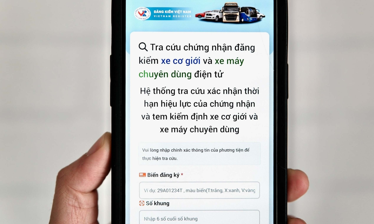 Hướng dẫn cách tra cứu giấy chứng nhận kiểm định điện tử