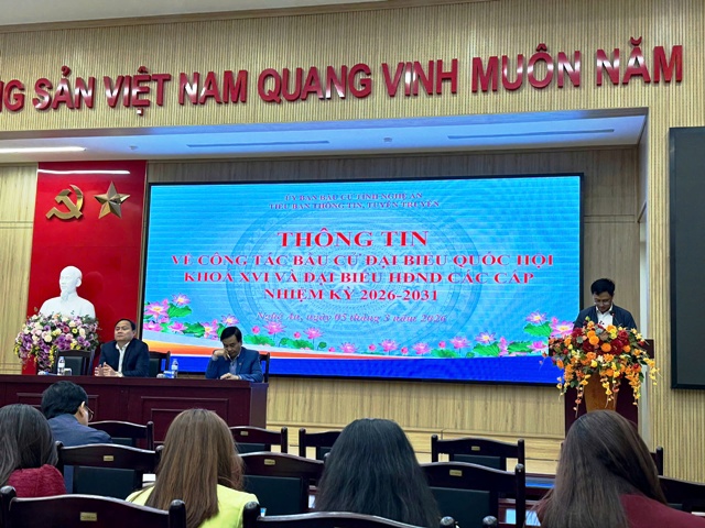 Nghệ An tăng cường tuyên truyền về bầu cử đại biểu Quốc hội và HĐND các cấp