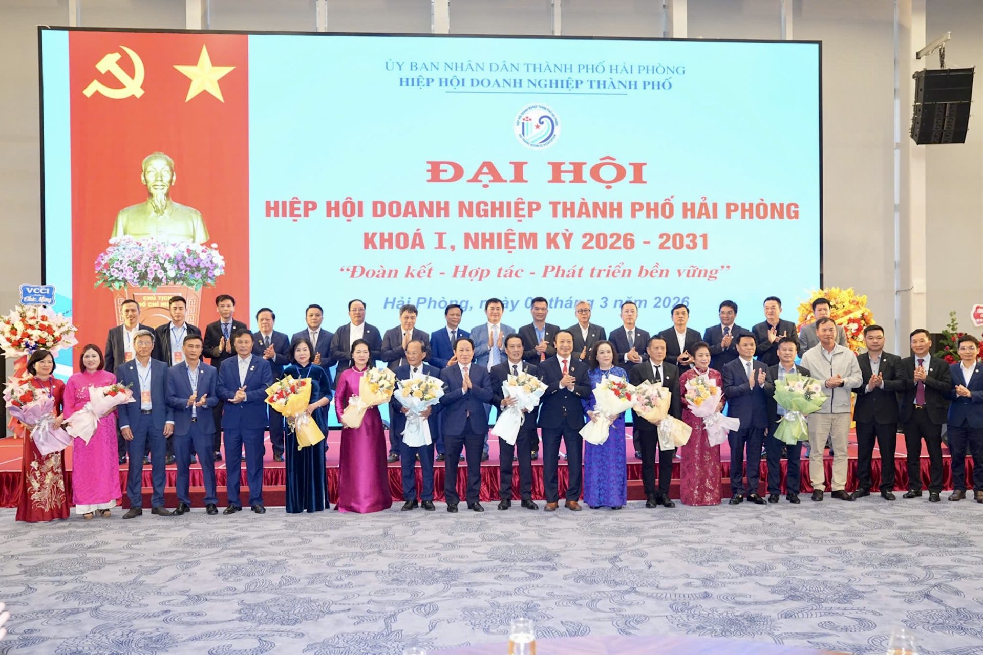 Hiệp hội Doanh nghiệp thành phố Hải Phòng tổ chức thành công Đại hội toàn thể lần thứ I, nhiệm kỳ 2026 - 2031