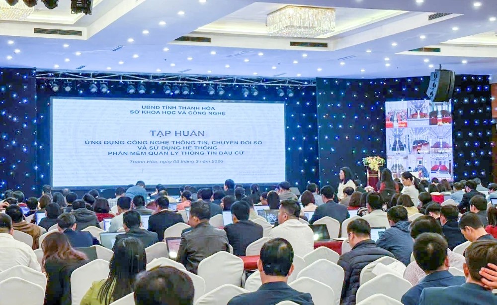 Thanh Hóa: Tập huấn ứng dụng công nghệ thông tin, sử dụng Hệ thống phần mềm Quản lý thông tin bầu cử