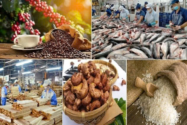 Nông lâm thủy sản xuất khẩu tiếp tục duy trì đà tăng trưởng