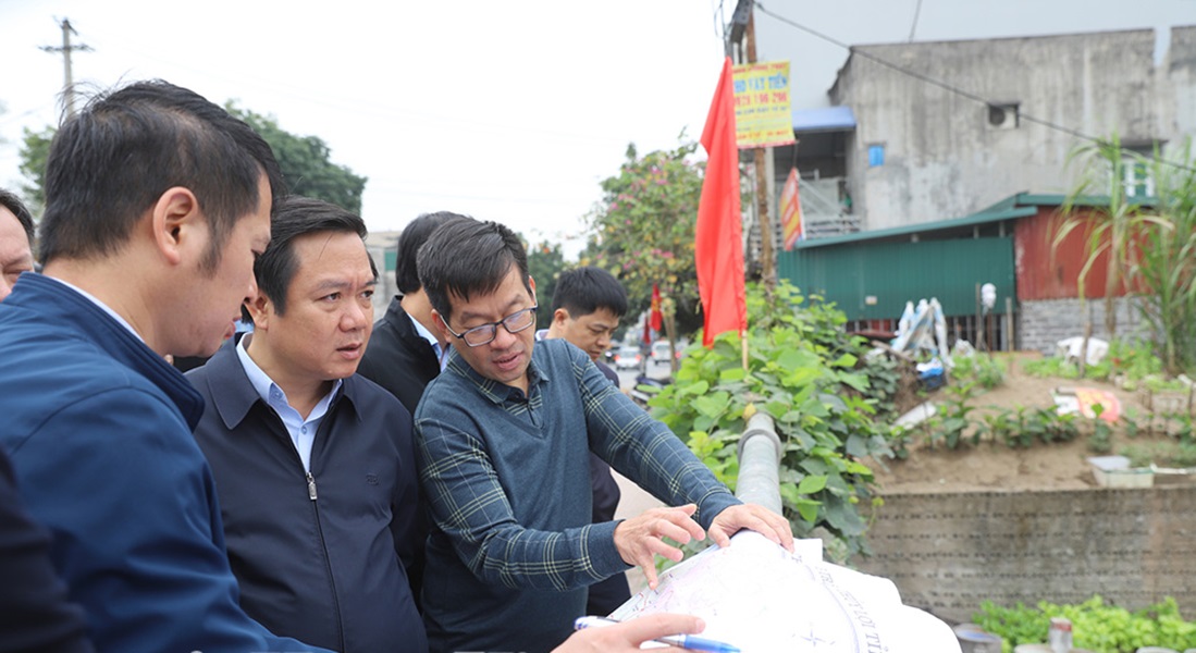 Hưng Yên: Kiểm tra các công trình đầu tư cải tạo, nâng cấp thủy lợi