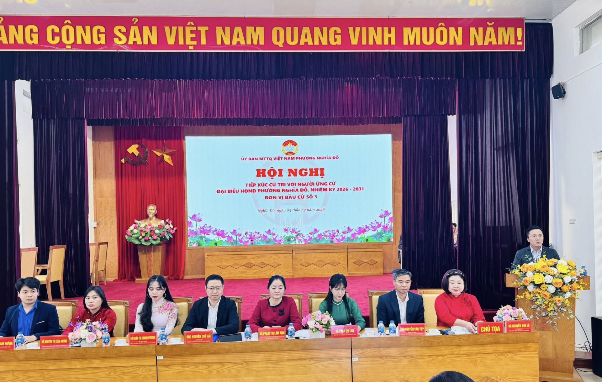 Hà Nội: Cử tri phường Nghĩa Đô tiếp xúc các ứng cử viên HĐND nhiệm kỳ 2026–2031