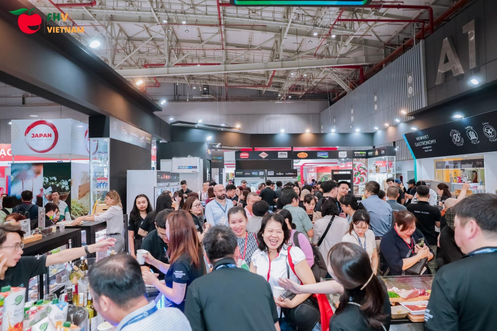 Kh&ocirc;ng gian triển l&atilde;m Food & Hotel Vietnam 2024