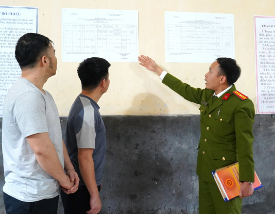 Thái Nguyên: Trại tạm giam số 1 bảo đảm quyền bầu cử cho người bị tạm giữ, tạm giam