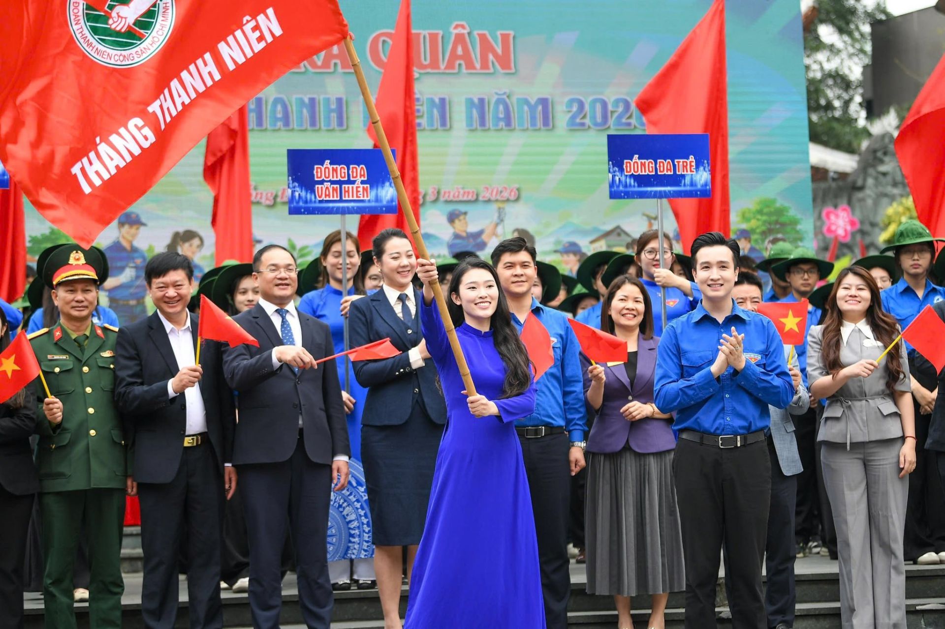 Tuổi trẻ phường Đống Đa tham gia c&aacute;c hoạt động tuy&ecirc;n truyền, hưởng ứng cuộc bầu cử đại biểu Quốc hội kh&oacute;a XVI v&agrave; đại biểu Hội đồng nh&acirc;n d&acirc;n c&aacute;c cấp nhiệm kỳ 2026&ndash;2031.