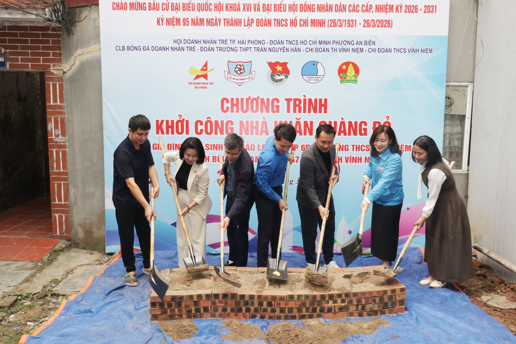 Phường An Biên khởi công xây nhà “Khăn quàng đỏ” cho học sinh có hoàn cảnh khó khăn trên địa bàn