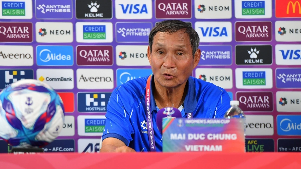 HLV Mai Đức Chung: Tuyển nữ Việt Nam phải tự quyết cơ hội đi tiếp tại Asian Cup 2026