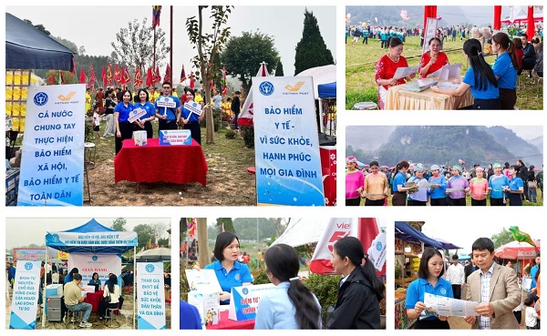 Lào Cai: Tuyên truyền chính sách BHXH, BHYT tại các lễ hội đầu năm