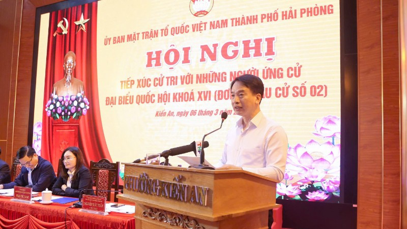 Hải Phòng hoàn thành tiếp xúc cử tri với 33 ứng cử viên đại biểu Quốc hội
