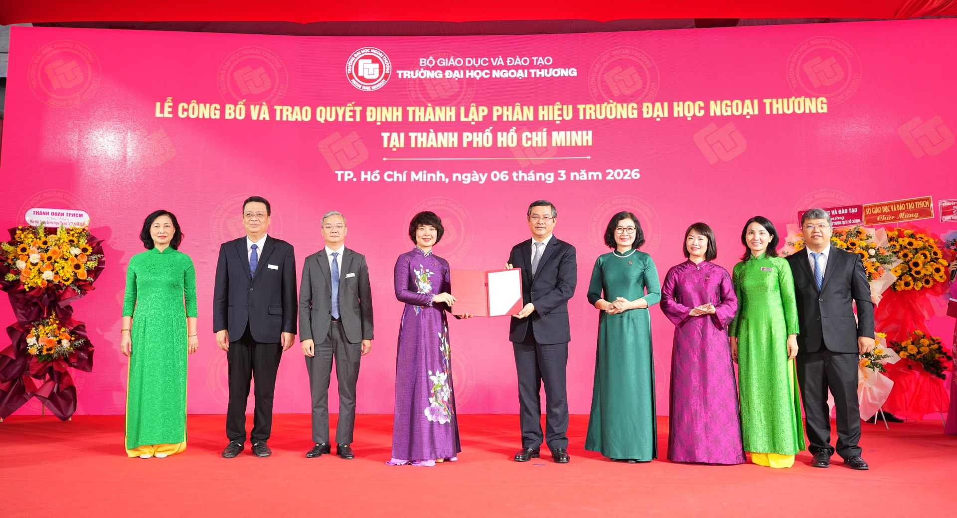 Trường Đại học Ngoại thương chính thức có phân hiệu tại TP. HCM