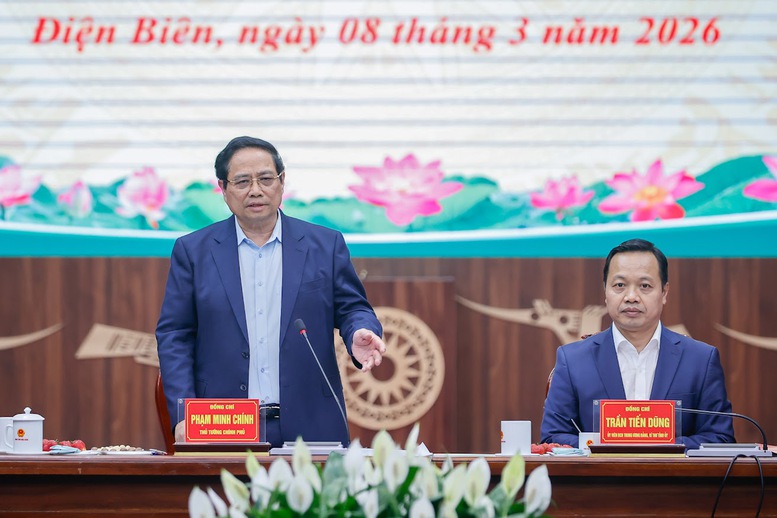 Thủ tướng Phạm Minh Chính làm việc với tỉnh Điện Biên về công tác chuẩn bị bầu cử Quốc hội, Hội đồng nhân dân các cấp, thực hiện mô hình chính quyền địa phương 2 cấp...- Ảnh: VGP/Nhật Bắc Thủ tướng Phạm Minh Chính làm việc với tỉnh Điện Biên về công tác chuẩn bị bầu cử Quốc hội, Hội đồng nhân dân các cấp, thực hiện mô hình chính quyền địa phương 2 cấp...- Ảnh: VGP/Nhật Bắc