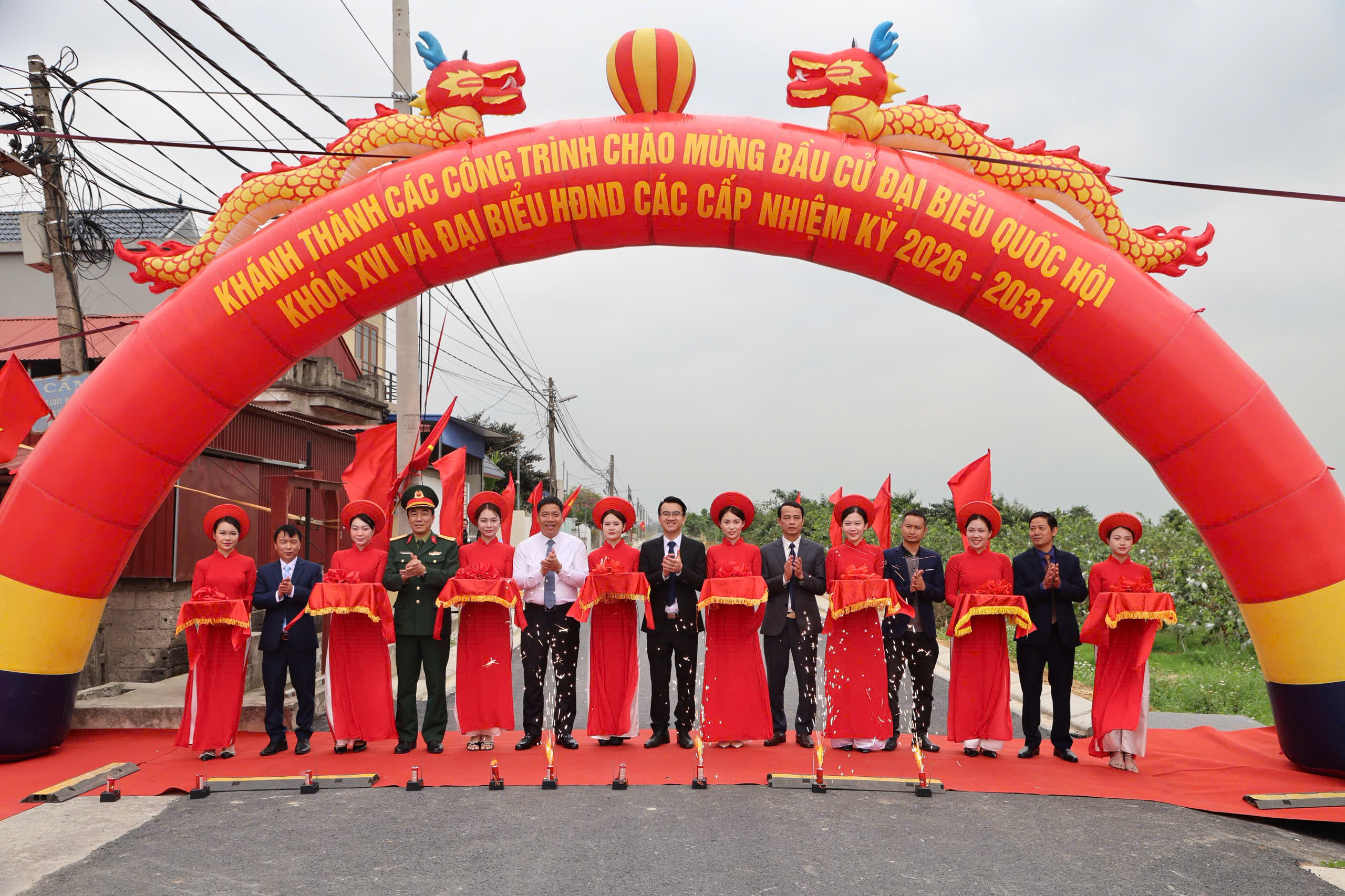 Hải Phòng: Phường An Phong khánh thành 2 công trình điểm chào mừng bầu cử