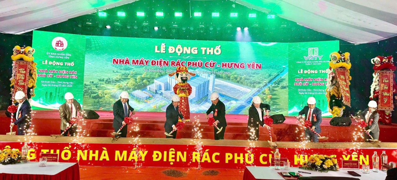 Hưng Yên triển khai dự án điện rác Phù Cừ 4.000 tỷ đồng