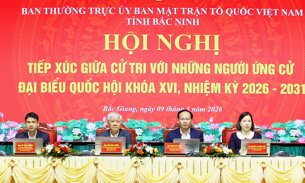 Bắc Ninh: Ứng cử viên đại biểu Quốc hội tiếp xúc cử tri đơn vị bầu cử số 3