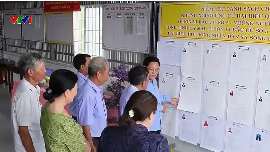 Cà Mau linh hoạt tổ chức bầu cử, bảo đảm ngư dân đang bám biển thực hiện quyền bầu cử
