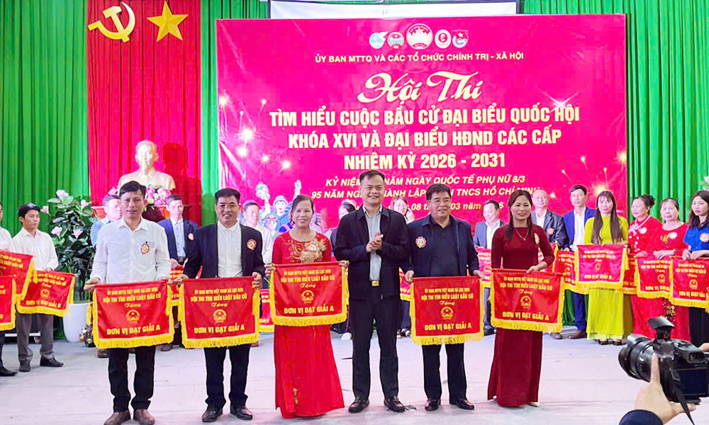 Bắc Ninh: Hội thi tìm hiểu về cuộc bầu cử đại biểu Quốc hội khóa XVI và đại biểu HĐND các cấp nhiệm kỳ 2026 - 2031.