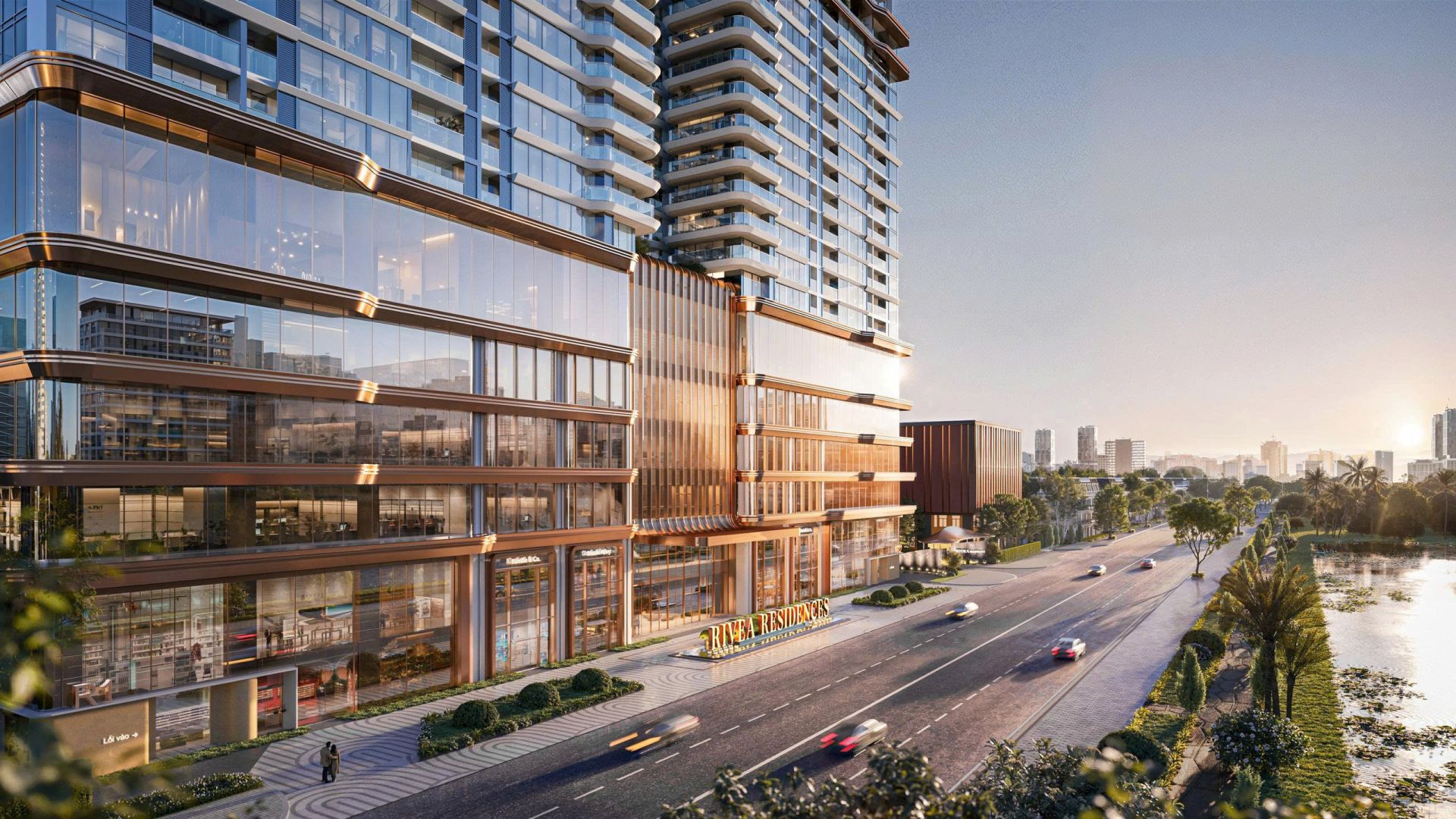 Rivea Residences nằm tr&ecirc;n trục ph&aacute;t triển mới của nội đ&ocirc; H&agrave; Nội. Ảnh: DNCC