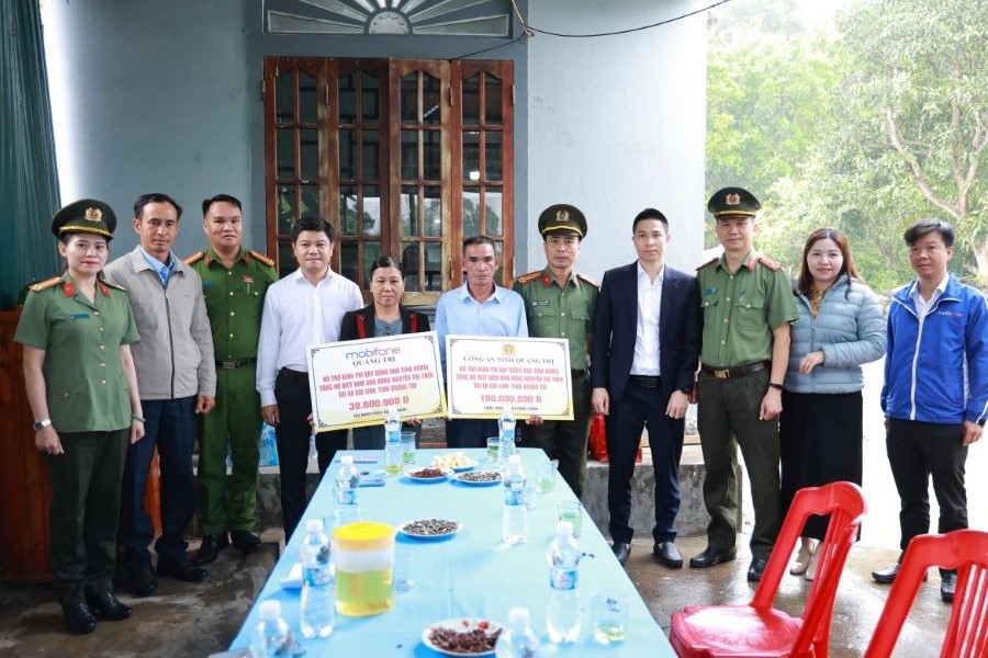 Công an tỉnh Quảng Trị khởi công xây dựng nhà tình nghĩa cho Mẹ Việt Nam Anh hùng