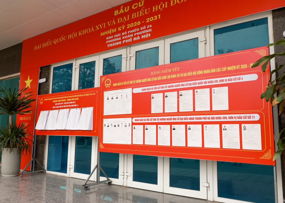 Ni&ecirc;m yết danh s&aacute;ch người ứng cử v&agrave; danh s&aacute;ch cử tri.