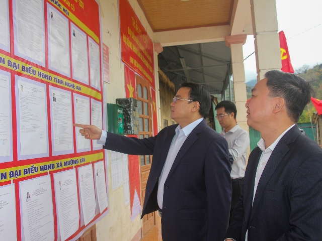Nghệ An sẵn sàng cho ngày bầu cử sớm tại 55 khu vực miền núi, biên giới