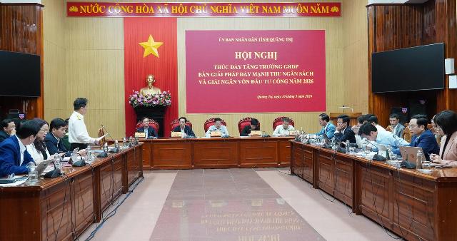 Quảng Trị đẩy mạnh các giải pháp tăng thu ngân sách và giải ngân vốn đầu tư công năm 2026
