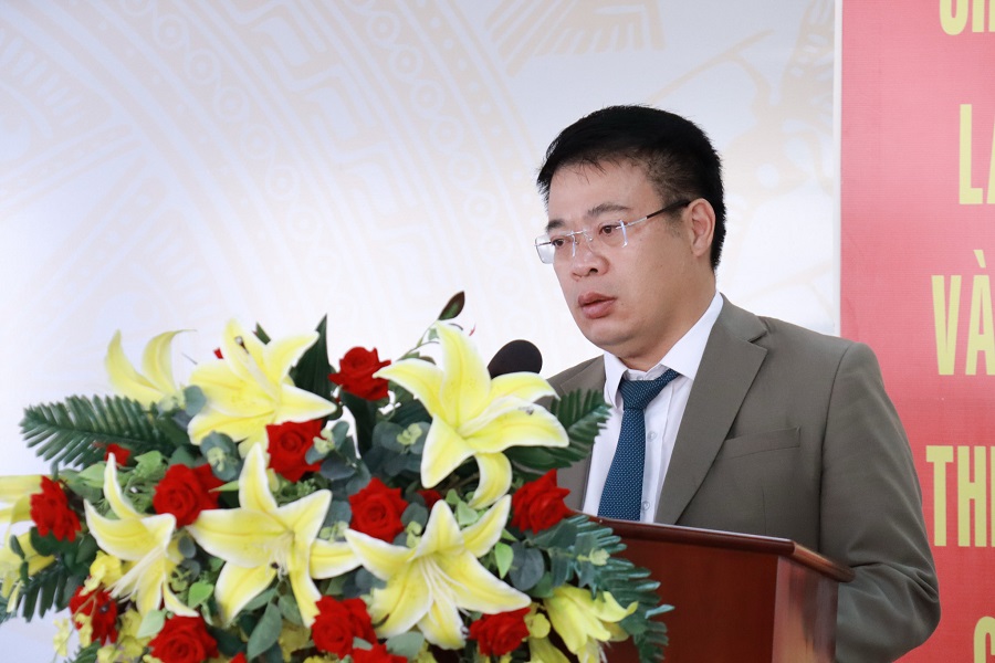 TUV, Ph&oacute; Chủ tịch UBND tỉnh Nguyễn Ngọc Ph&uacute;c ph&aacute;t biểu giao nhiệm vụ tại Lễ c&ocirc;ng bố Quyết định