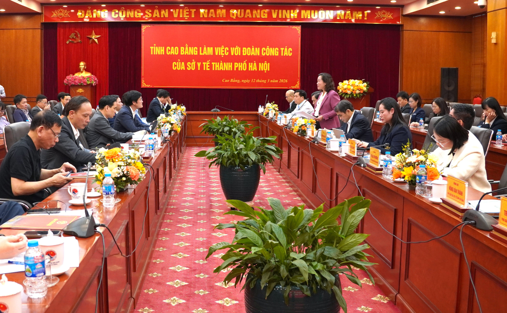 Sở Y tế Hà Nội sẵn sàng phối hợp, hỗ trợ ngành Y tế tỉnh Cao Bằng