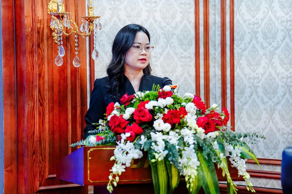 B&agrave; Nguyễn Thị Nga &ndash; PTGĐ Danko Group ph&aacute;t biểu tại sự kiện