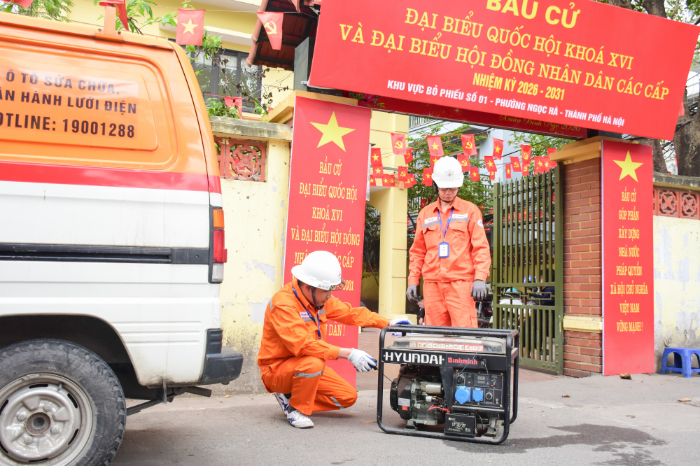 EVNHANOI: Sẵn sàng cấp điện ổn định phục vụ bầu cử