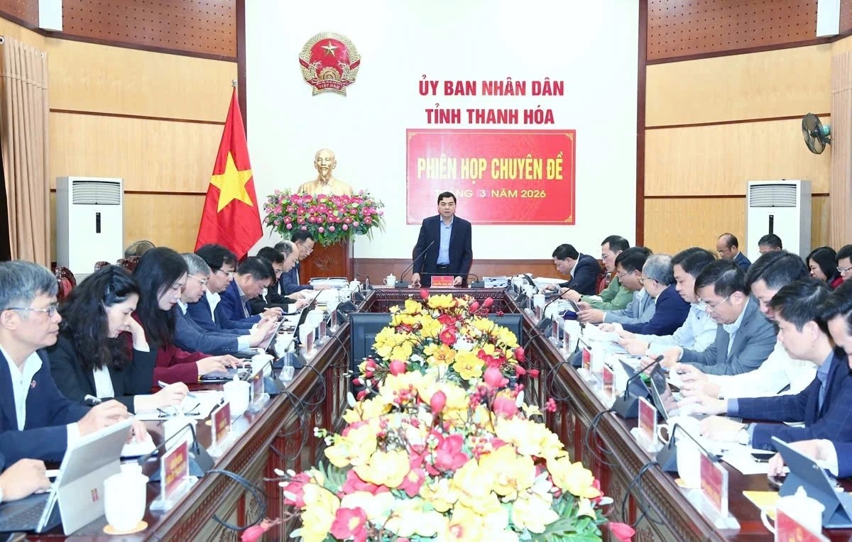 UBND tỉnh Thanh Hóa họp chuyên đề tháng 3/2025: Nghe và cho ý kiến vào một số tờ trình, kế hoạch quan trọng
