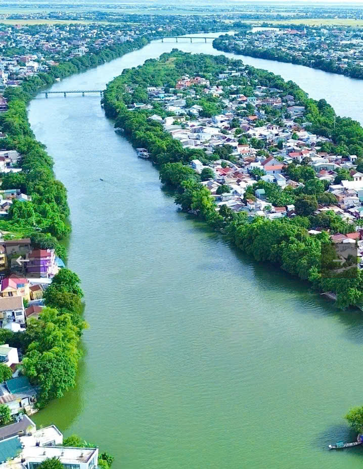 Cồn Hến sẽ c&oacute; 2 c&acirc;y cầu nối tiếp nhau vượt s&ocirc;ng Hương ở cả hai b&ecirc;n