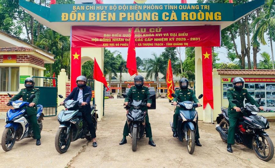 Bộ đội Bi&ecirc;n ph&ograve;ng tỉnh Quảng Trị tăng cường tuy&ecirc;n truyền bầu cử tại khu vực bi&ecirc;n giới