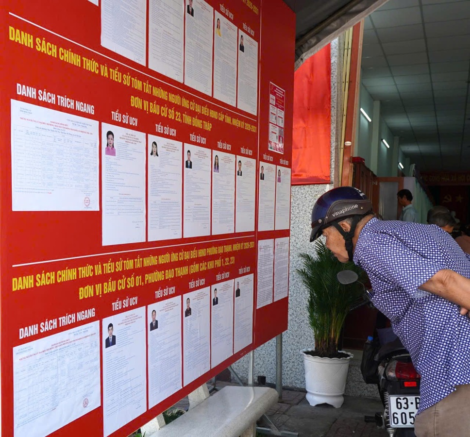 Công tác lập danh sách cử tri được các địa phương triển khai chặt chẽ, chính xác. Công tác lập danh sách cử tri được các địa phương triển khai chặt chẽ, chính xác.