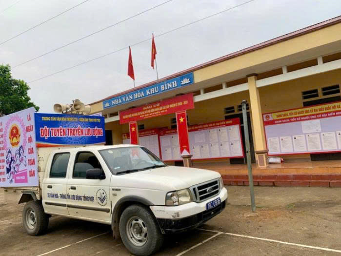 Xe tuy&ecirc;n truyền lưu động.