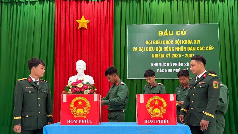 Đặc khu Phú Quý hoàn thành bầu cử với tỷ lệ cử tri đi bỏ phiếu đạt 100%