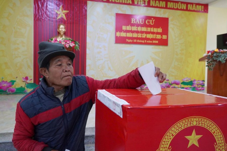 Quảng Trị: Tỷ lệ cử tri tham gia bỏ phiếu bầu cử đạt 99,77%