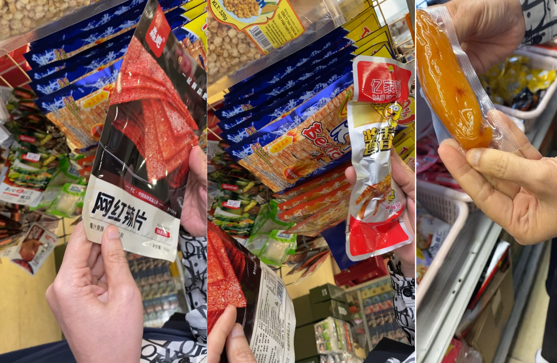 Nhiều sản phẩm nhập ngoại ngoài tem nhãn gốc bằng tiếng Trung Quốc, không có tem nhãn phụ tiếng Việt theo quy định Nhiều sản phẩm nhập ngoại ngoài tem nhãn gốc bằng tiếng Trung Quốc, không có tem nhãn phụ tiếng Việt theo quy định