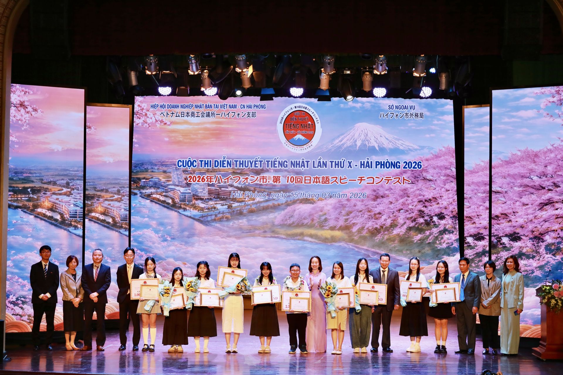Hải Phòng: Sôi nổi Vòng chung kết Cuộc thi Diễn thuyết tiếng Nhật lần thứ X năm 2026